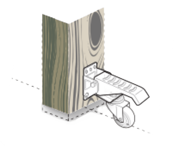 Ruedas 82/40N30 - Regulables de Altura - RGH Cofer